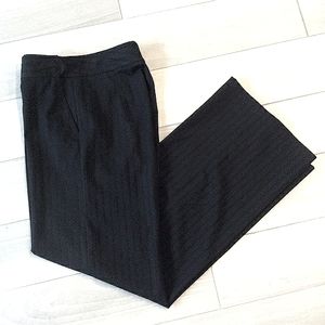 Max Studio High Waisted Wide Leg Trousers Black 6